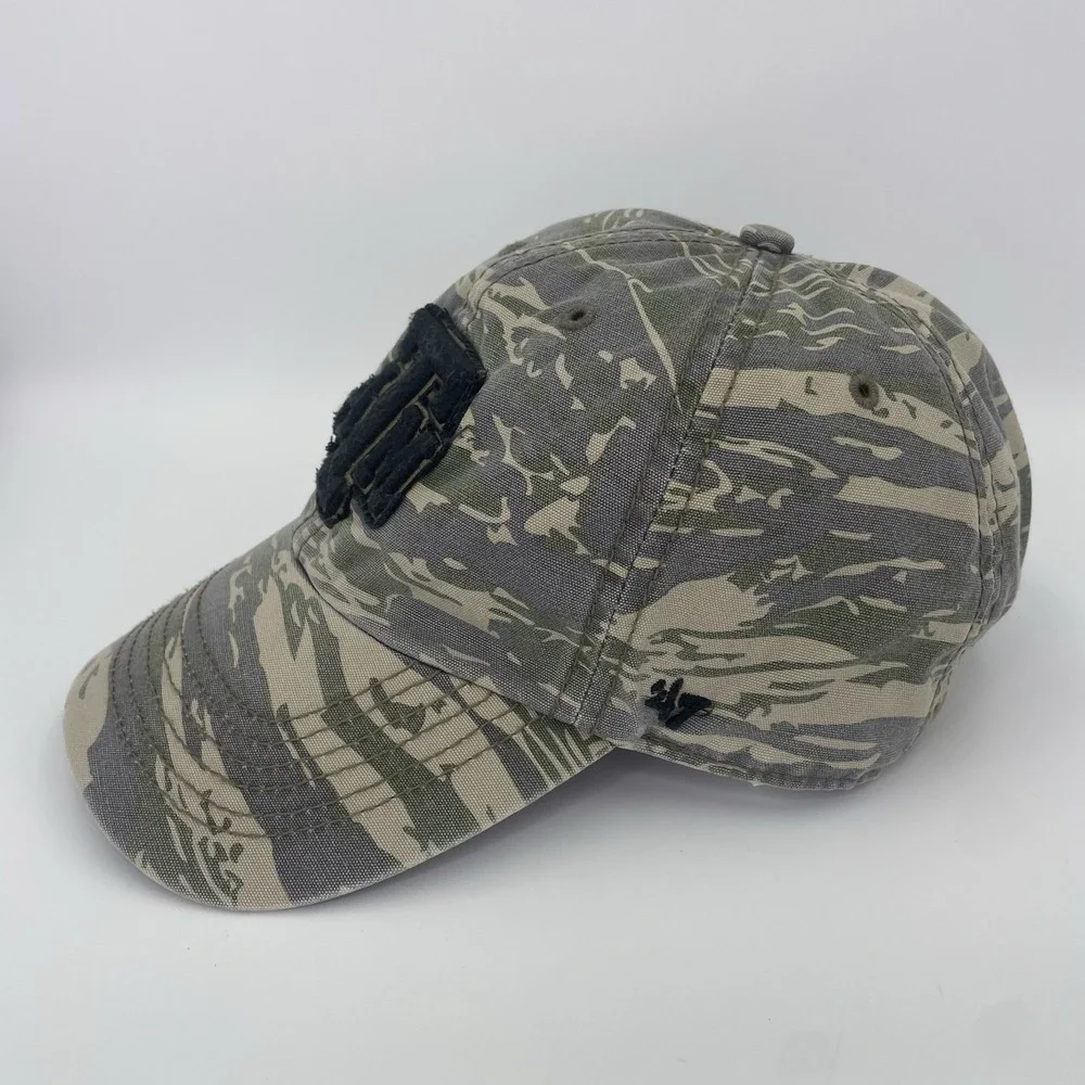 Texas A&M Aggies '47 Brand Camo Hat Cap Adjustable Strap Back Snap OSFM
